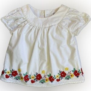 Gap Embroidered Floral Shirt